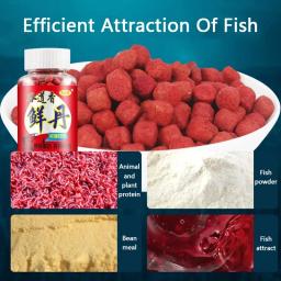 Isca de peixe granulado molhado fresco, peixe forte atraente, alta proteína, cheiro de peixe, iscas de pesca selvagens portáteis, 1 pc, 10pcs - Image 3
