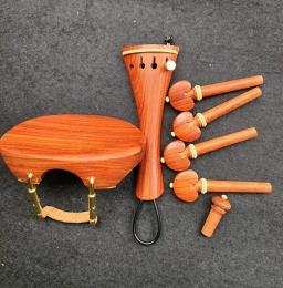 Viola Peças Acessórios Set, Up Well Chinrest Pegs, Tailpiece Endpin com braçadeira, cauda Gut, afinador fino, 15-16" - Image 4