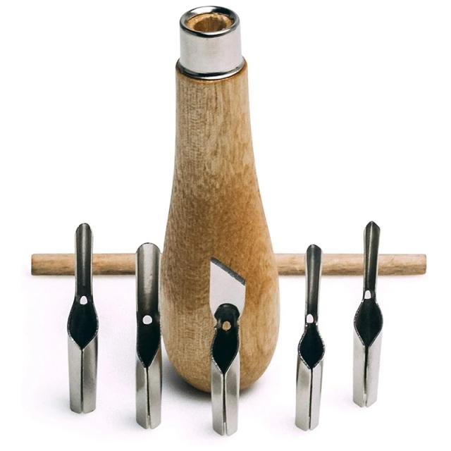Conjunto de Ferramentas de Escultura: Lino Bloco de Corte com 5 Lâminas de Madeira para Carimbo e Printmaking