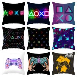 Anime Gamer Grip Impresso Capa de Almofada Estilo Fan, Fronha Quadrada, Decoração de Casa, Presente para Crianças, Novo Design, 45x45 - Image 3