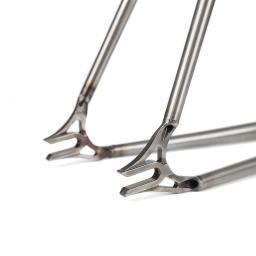 INTRO7-Fixed Gear Bike Frame, 700C Fixie bicicleta, ciclismo Framesets, 52 55cm, CR-MO - Image 5