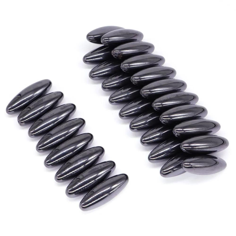 Pedras caídas magnética rugby bola terapia alívio brinquedo oval ímã grânulo conjunto cuidados de saúde ferrite massageador hematita decoração para casa - Image 1