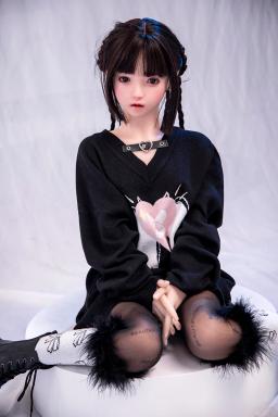 RENHEYUOU Vizinho menina cabelo preto boneca BJD silicone mini boneca high-end coleção modelo boneca material macio articulações ajustáveis - Image 2