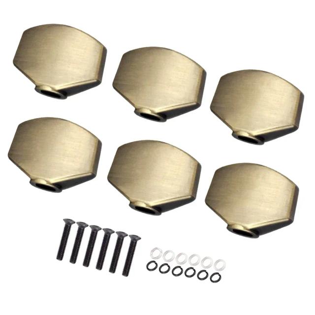 Kit com 6 Peças de Afinação para Cabeças de Guitarra Elétrica e Acústica - Praticidade e Precisão para Músicos