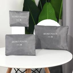 Saco De Armazenamento De Viagem Para Roupas, Organizador De Mala, Bolsa De Guarda-Roupa, Caixa De Cubo De Embalagem De Sapatos, 6Pcs por Conjunto - Image 5