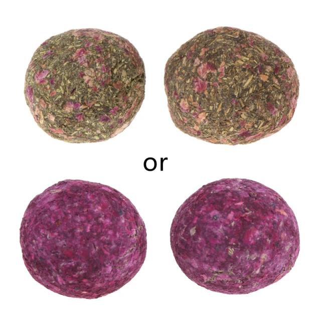 Conjunto com 2 Bolas Naturais Timóteo para Porquinhos-da-Índia e Hamsters - Brinquedos para Mastigar e Estimular o Bem-Estar dos Animais