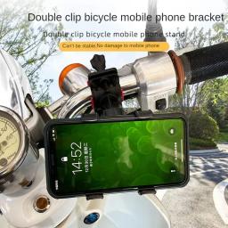 1 pçs suporte do telefone celular universal microfone suporte de bicicleta motor suporte do telefone para telefones inteligentes peças instrumento elétrico - Image 2