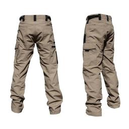 Calça de trabalho resistente ao desgaste homem multi-bolso calças de carga reta ao ar livre jogging calças táticas primavera outono calças casuais - Image 3
