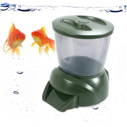 Alimentador automático de peixes com LCD Digital, 4.25L Tanque, Alimentador de peixes, Fish Food Dispenser, adequado para lagoas ao ar livre e Tan - Image 6