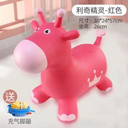Cavalo de salto de equitação infantil, Brinquedos engrossados, Salto Inflável, Brinquedo Animal Saltando, Cavalo de borracha - Image 5