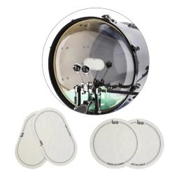 Patch de pedal para bumbo, Drumhead Kick Pad Protector, Acessórios para instrumentos de percussão Patch de pedal simples e duplo - Image 1
