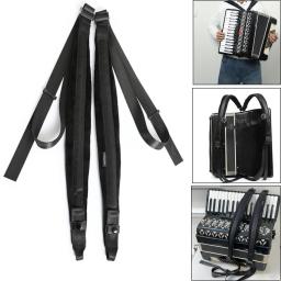 Alça de ombro acordeão nylon macio com fivela ajustável, adequado para acordeão baixo 8-120, novo e de alta qualidade, 1 par - Image 1