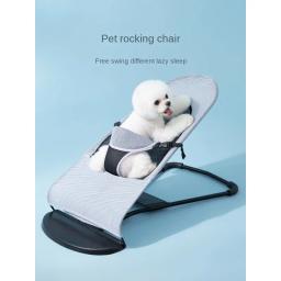 Cama elástica do cão com cadeira de balanço, adequado para cães de raças pequenas e médias, uso de quatro temporadas, fresco no verão, perfeito para dormir - Image 1