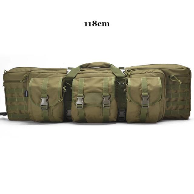 Mochila Tática Militar Multifuncional para Aventura ao Ar Livre - Ideal para Caça e Exploração com Rifles e Pistolas de Ar, Disponível em 142cm, 118cm e 93cm