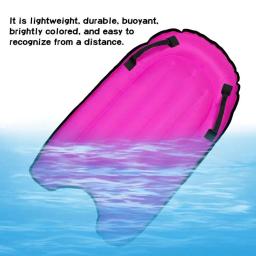 Prancha monocromática portátil com alça, tapete flutuante, boia kickboard, pranchas dobráveis, piscina, praia, praia - Image 5