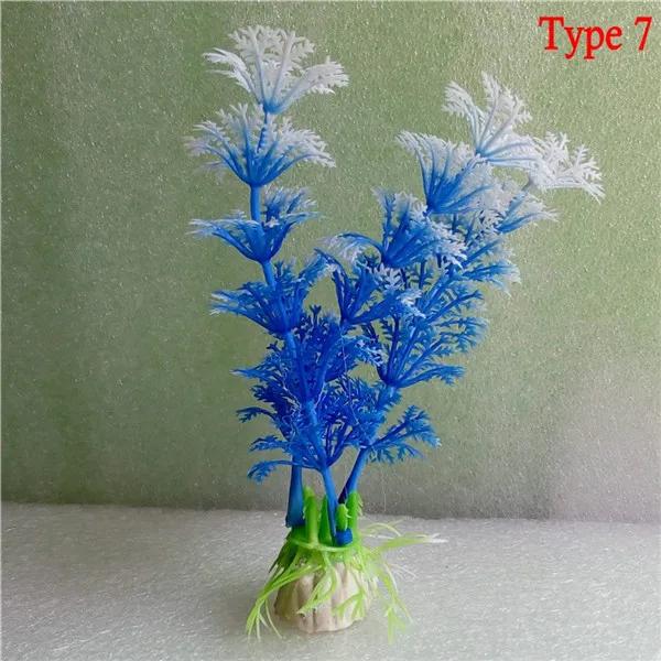 Decoração de Aquário: Acessórios Artificiais com Plantas e Peixes Encantadores - 1 Peça