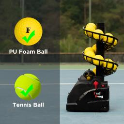 6802BH 2 em 1 máquina lançadora de bolas de beisebol e tênis, ângulo de lançamento ajustável, velocidade e intervalo - Image 3