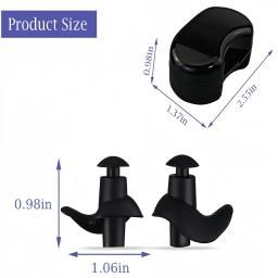 Reutilizável Soft Silicone Ear Plugs, tampões à prova d'água para natação, surf, mergulho e outros esportes aquáticos, 6 pares - Image 5