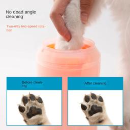 Silicone Pet Foot Washer Cup, Pata Limpa Escova, Lave rapidamente o balde de limpeza sujo do pé do gato, Dog Paw Cleaner - Image 4
