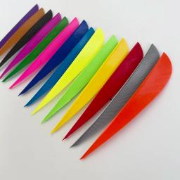 Real Turquia Vanes RW para Arco Parabólico, Flecha Fletching Pena, Caça, Alvo, Acessórios Arco de Tiro, 4 Polegadas, 100 Pcs - Image 2