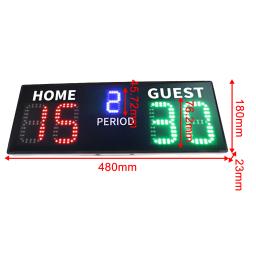 Placar eletrônico portátil para bilhar, acessórios do controle remoto, tênis, basquetebol, fósforo - Image 4