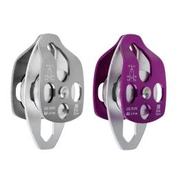 Polia Dupla MagiDeal para Sistema de Transporte, Escalada e Rastejando Arborist, Escalada, Caving Tree, Acessórios de Escalada, 32KN - Image 6