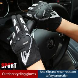 Motocicleta dos homens Equitação Luvas Outdoor Sports Fitness Shockproof e Anti Slip Luvas de equitação de proteção ao ar livre - Image 3