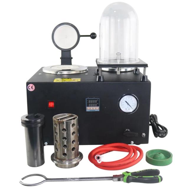 Máquina de Fundição de Jóias com Display Digital Grande para Fusão e Refino de Ouro e Prata em Alta Temperatura