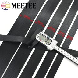 5 metros 20-50mm náilon preto webbing fita decorativa saco mochila cinta cinto de segurança fita diy material de costura acessórios - Image 3