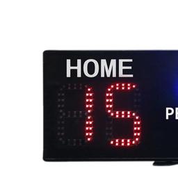 Placar de basquete eletrônico LED com controle remoto, placar digital, temporizador, relógio para beisebol, pingue-pongue, futebol, interior - Image 5