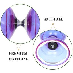 1 conjunto profissional diabolo de rolamento triplo diabolo brinquedo diabolo yoyo chinês diabolo brinquedo rolamento brinquedo de fitness para idosos - Image 6