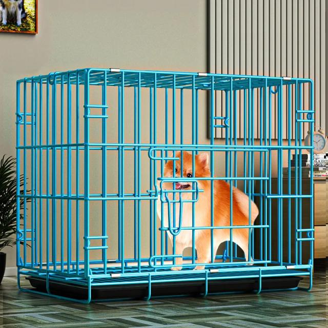 Gaiola Dobrável de Metal para Animais de Estimação - Caixa Empilhável e Protetora para Cães Grandes