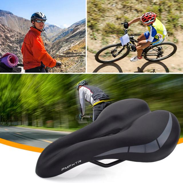 Assento de Bicicleta Confortável com Amortecedor - Almofada Ideal para Substituição em MTB e Bicicletas Dobráveis