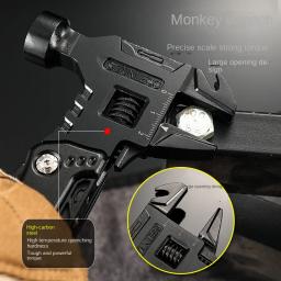 Multitool alicate multifuncional garra martelo ferramenta de aço inoxidável ao ar livre sobrevivência fio cortador faca acampamento chave ferramentas manuais - Image 4