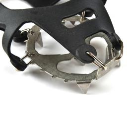 Sapato de neve antiderrapante Crampons, 18 dentes, capas para pesca, grampos de gelo, sapatos de caminhada, escalada, camping, montanhismo, inverno - Image 6