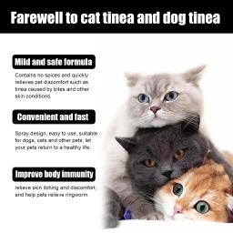 30ml spray especial para doenças da pele do gato coceira ácaro aliviar micose tratamento medicina reduzir inflamação local suprimentos para gatos - Image 4