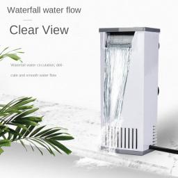 3w 200l/h cachoeira aquário bomba de filtro tartaruga tanque de peixes baixo nível de água filtro bomba de oxigênio peixe tartaruga réptil fonte 110-240v - Image 2