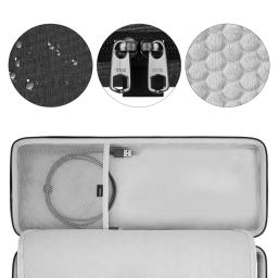 Geekria-caso teclado portátil para 100 chaves, bolsa de transporte de viagem, compatível com alma f99, keychron v5/q5/k4 - Image 3