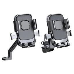 Suporte genérico de telefone para motocicleta, fácil uso, estável, acessório para ciclismo, montagem de telefone para ciclistas, scooter, motocicleta, ciclismo - Image 2