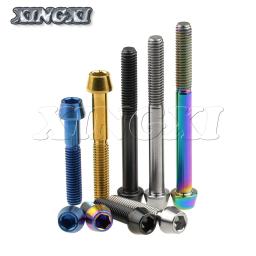 Xingxi titânio m6x10 16 18 20 25 30 35 40 45 50 55 60 65mm chave allen parafuso de cabeça cônica para bicicleta fone de ouvido freio parafusos - Image 3