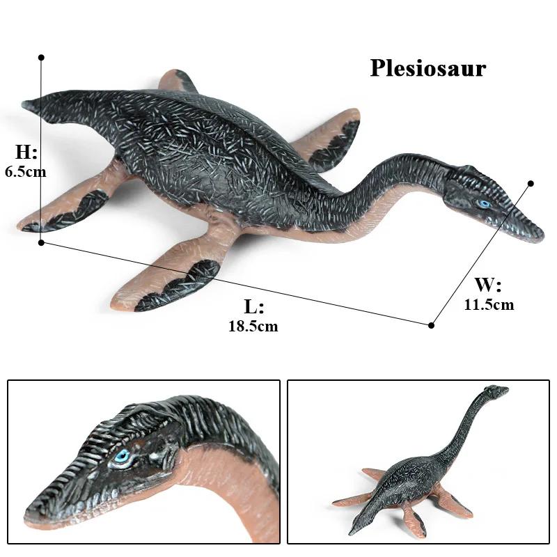 Oenux-Modelo de dinossauro pré-histórico Oceano, Mosasaurus, Kronosaurus, Action Figure Liopleurodon, coleção antiga Sealife, brinde para crianças - Image 1