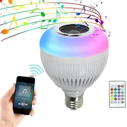 Alto-falante LED bluetooth alto-falante LED com controle remoto 12W alto-falante bluetooth alto-falante com luz colorida - Image 5