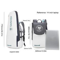 Grande capacidade mochila para raquetes de badminton, tênis Padel Squash, raquete sacos - Image 6