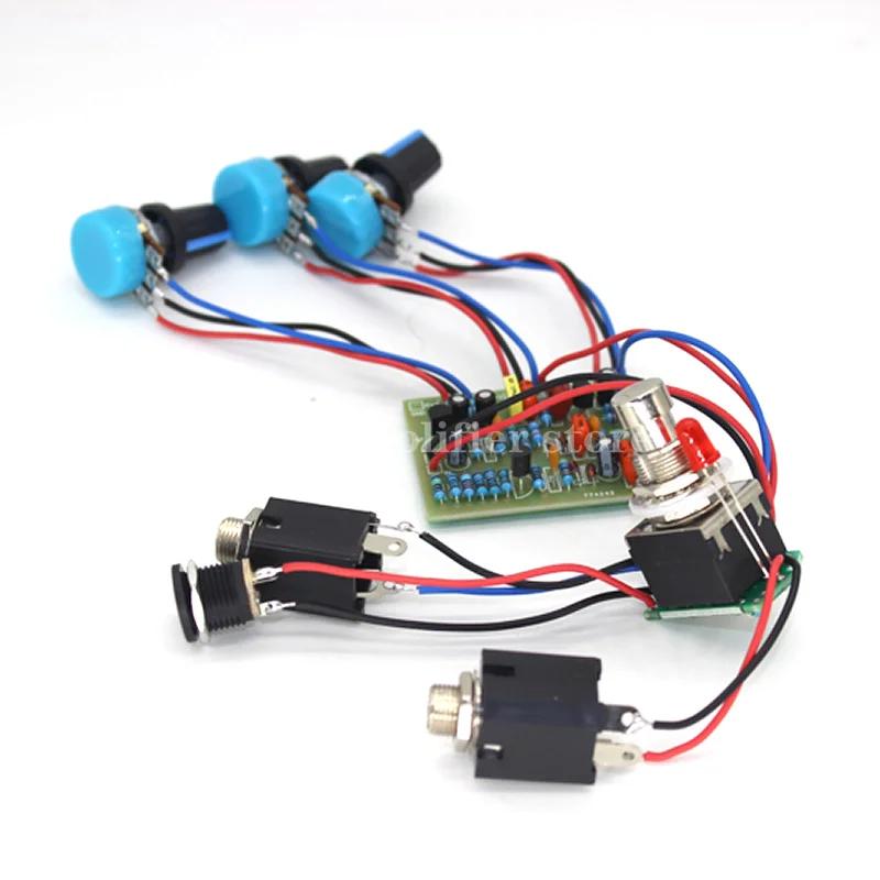 Efeitos de guitarra artesanal diy, grande muff replica, fuzzy pedal distorção, placa fuzz - Image 1