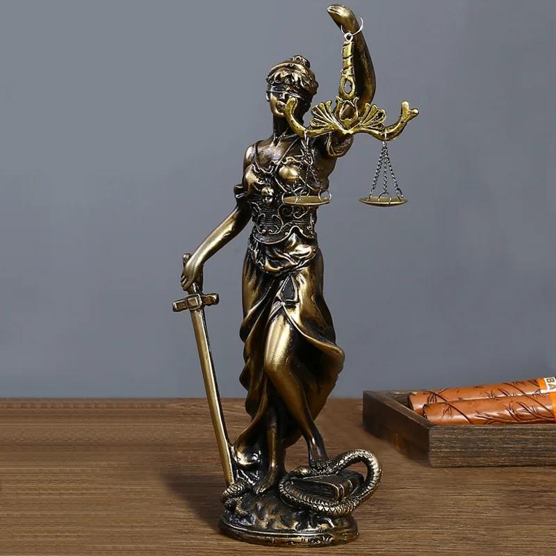 Caçadora da Justiça Deusa Figurinhas, Miniaturas Artesanato, Desktop Ornamentos, Mesa, Sala, Decoração Acessórios - Image 1