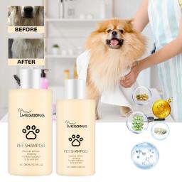 Shampoo Pet e Lavagem do Casaco para Limpeza Hidratante, Shampoo Dog, Adicionando ao Cabelo Pet, 300ml - Image 1