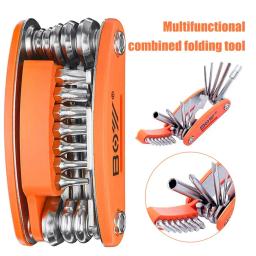 20 em 1 multitool para a reparação de bicicletas, dobrável, portátil, para mountain bike, manutenção de pneus, 8002b - Image 1