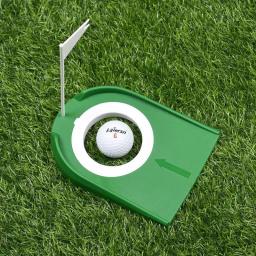 Novo mini placa de colocação de golfe com buraco bandeira interior ao ar livre portátil golfe colocando ajuda treinamento prática casa quintal ferramenta golfe - Image 5