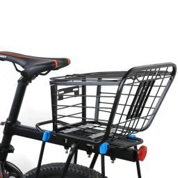 Bicycle Rear Bike Basket, Bike Pannier, Guiador de ciclismo, Mount Shelf, Bagageira, Cargo Front Rack, Tail Seat, Trunk Bag for Pet Dogs - Image 3