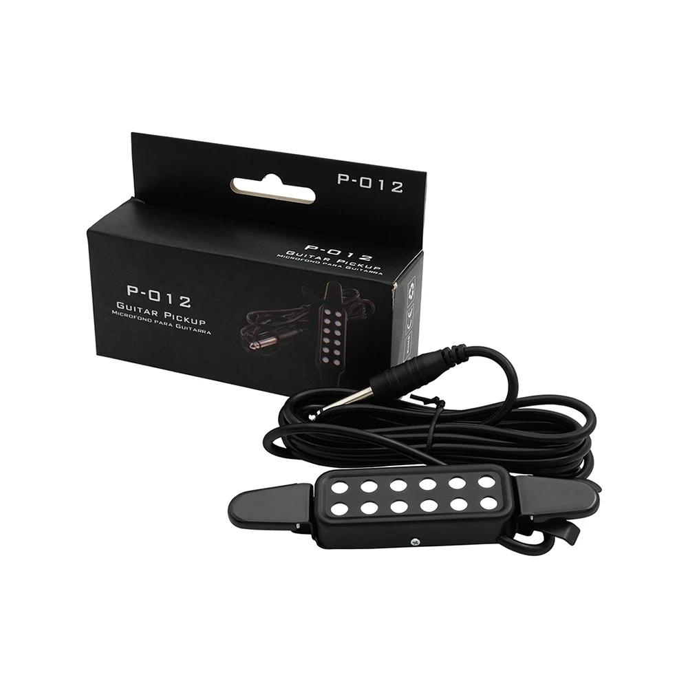 Guitarra Acústica Pickup Clip com 3 Metros Cabo Receptor, Baixo Ruído, Buraco de Som, Acessórios Profissionais, P-012 - Image 1
